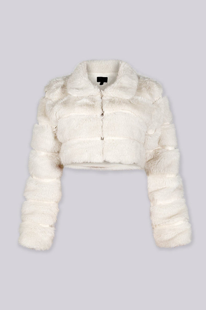 Glacier Tiered Faux Fur Jacket