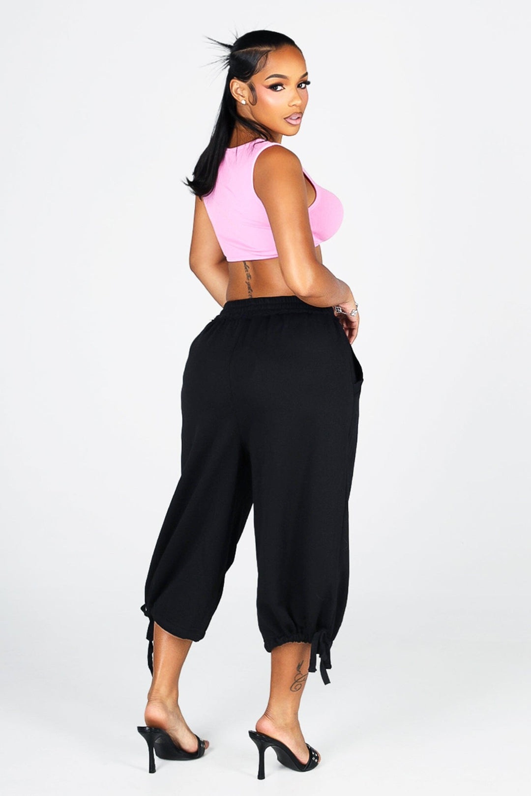 jogger fleece baggy sporty casual bottoms shorts