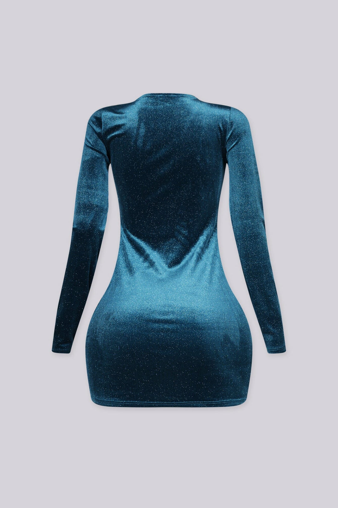 Marisol Glitter Cutout Mini Dress