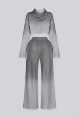 Mireya Rhinestone Hoodie &amp; Wide Leg Pants SET