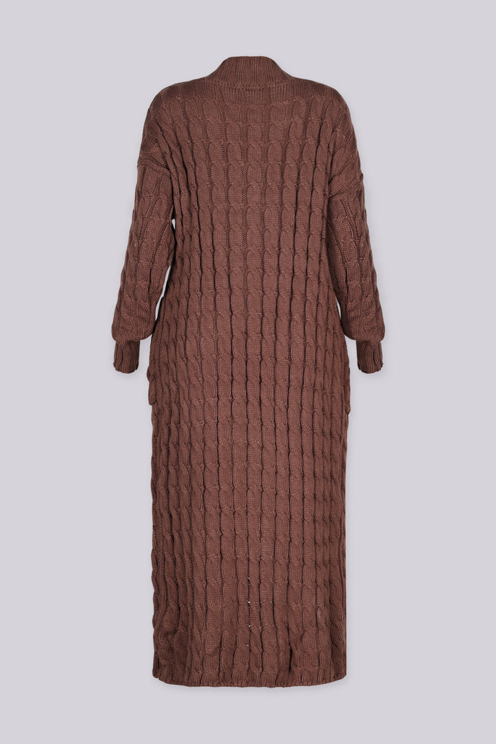 Oxford Cable Knit Duster Cardigan