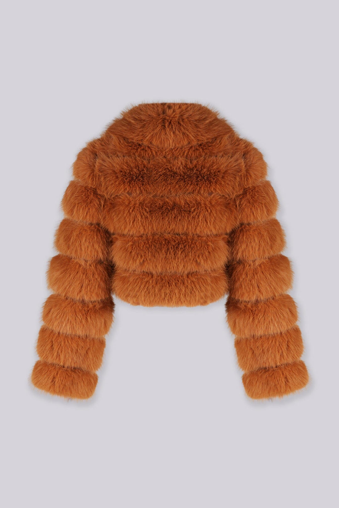 Philippa Faux Fur Paneled Cropped Jacket