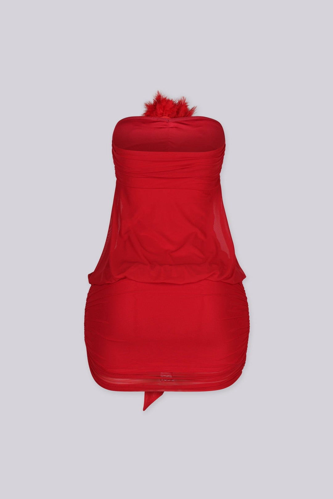 Riviella Ruched Peplum Mini Dress