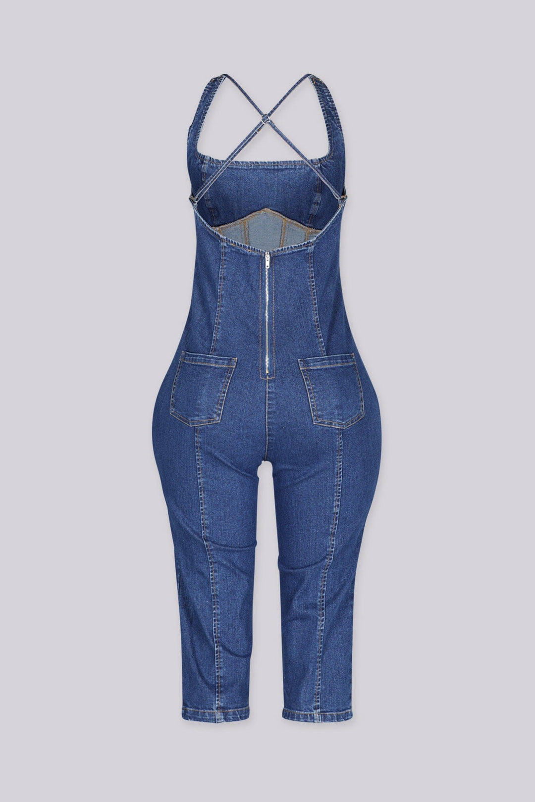 Skyline Crossback Capri Jumpsuit