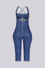 Skyline Crossback Capri Jumpsuit
