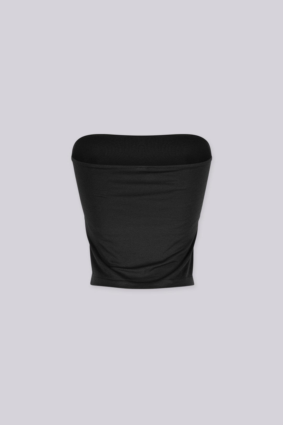 Smooth strapless straight neckline tube top, Slip on closure
