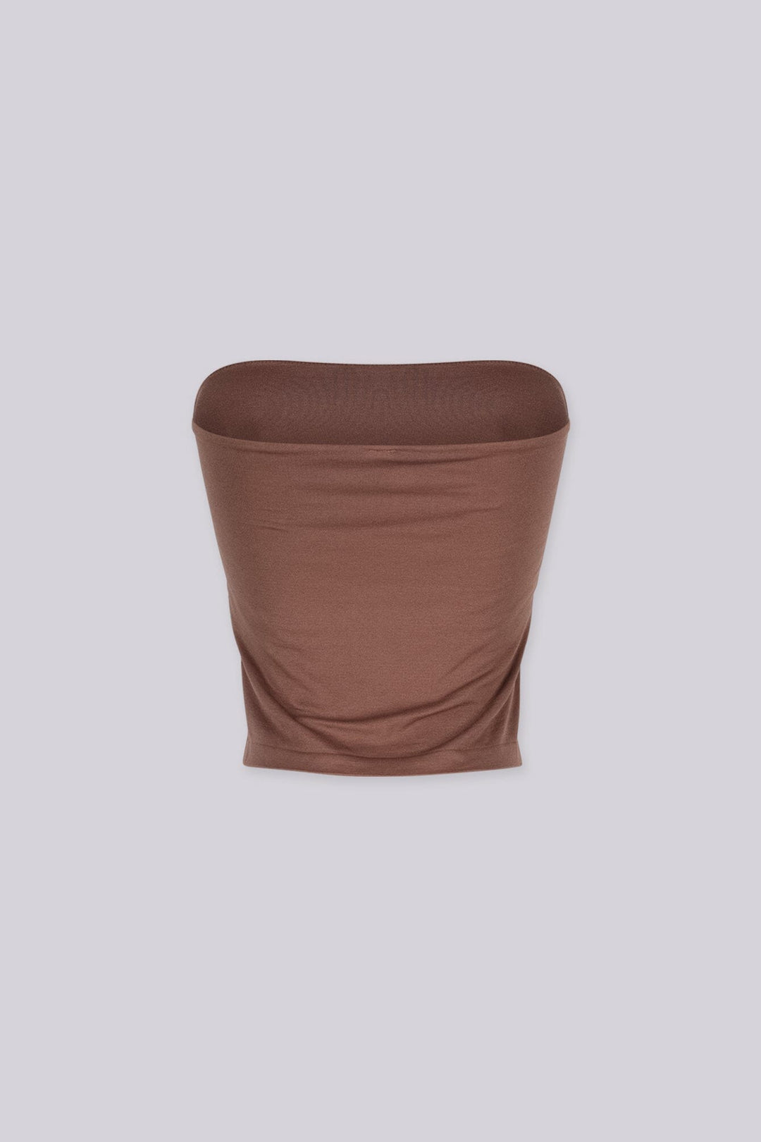 Smooth strapless straight neckline tube top, Slip on closure
