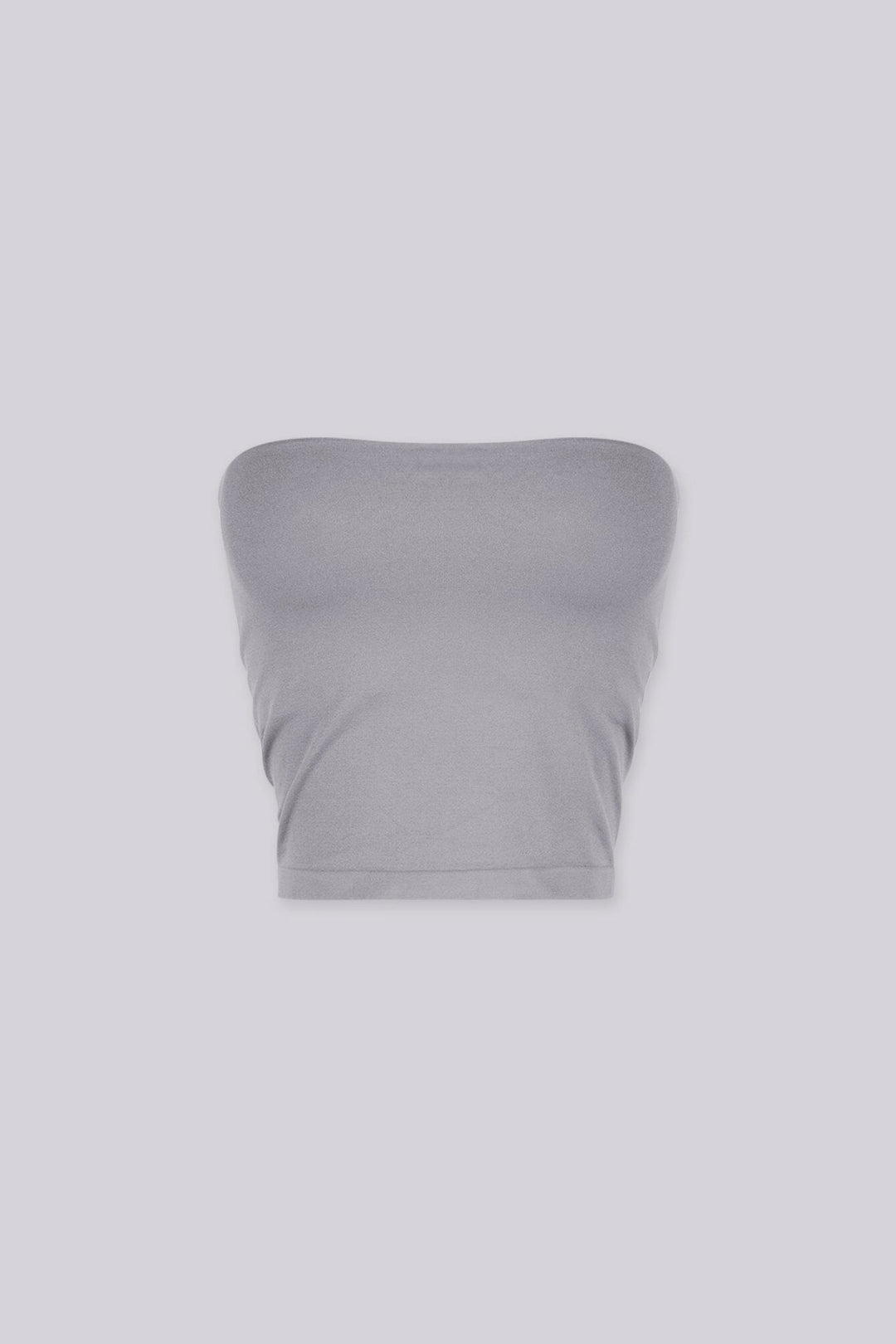 Smooth strapless straight neckline tube top, Slip on closure