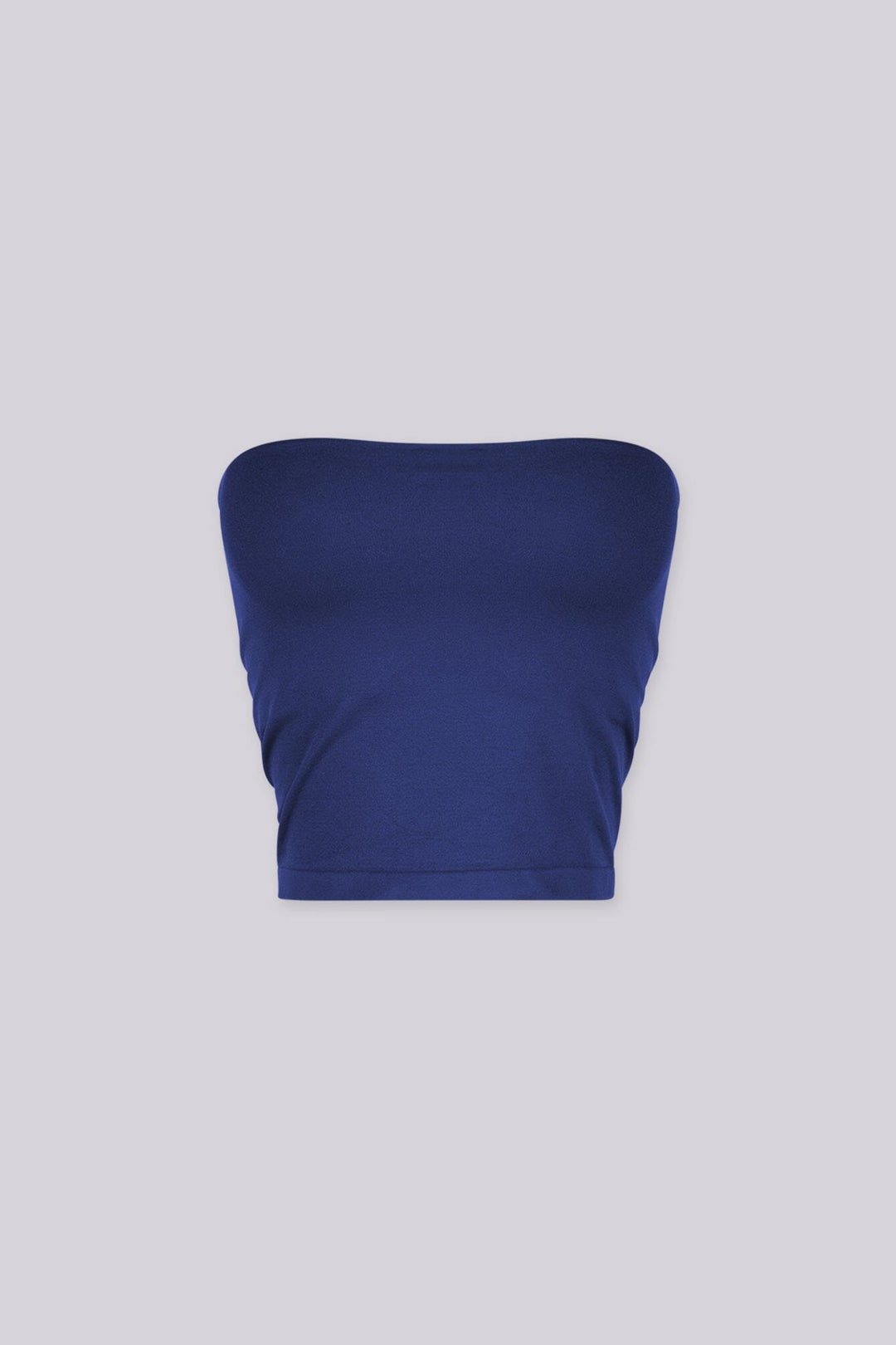 Smooth strapless straight neckline tube top, Slip on closure