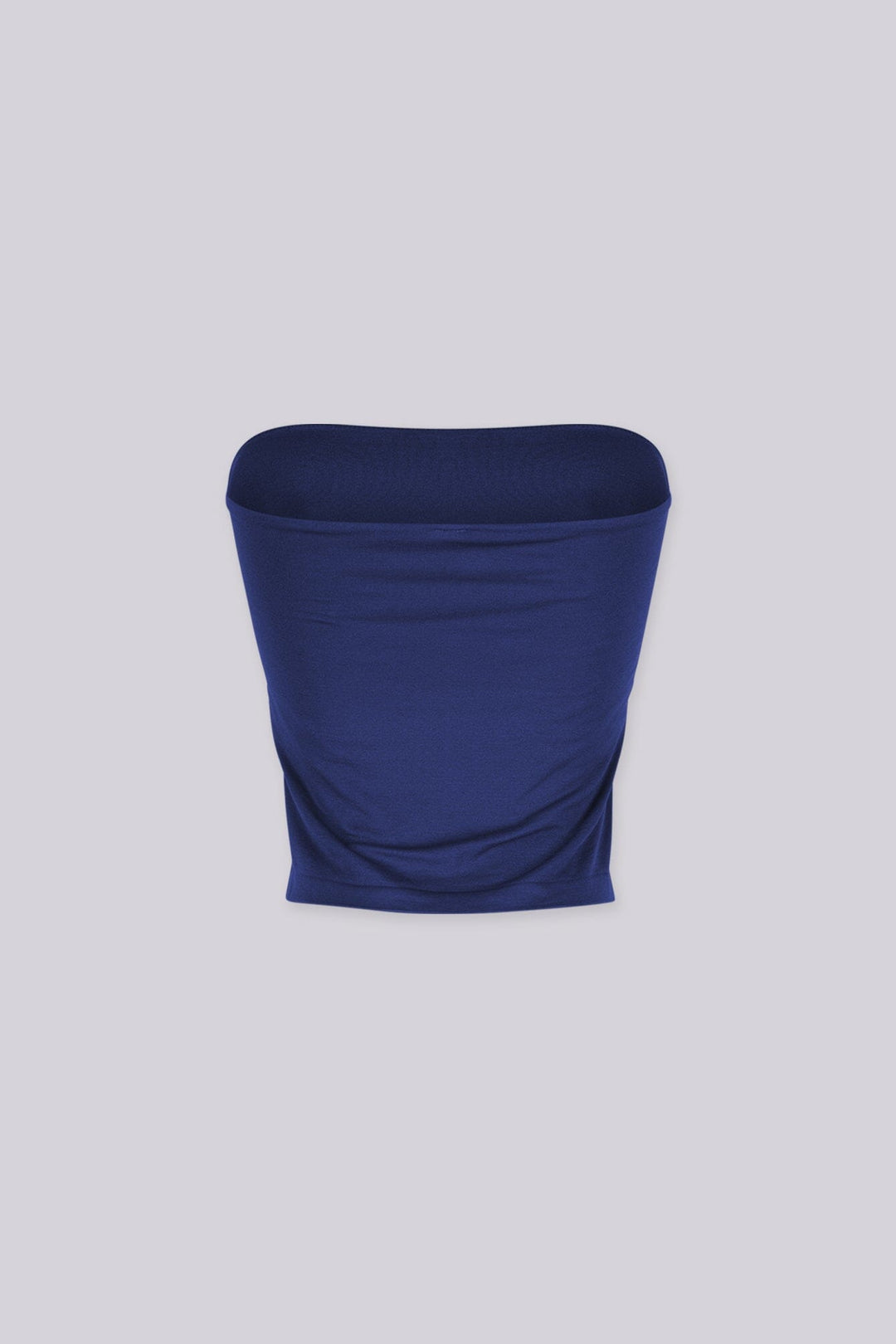 Smooth strapless straight neckline tube top, Slip on closure