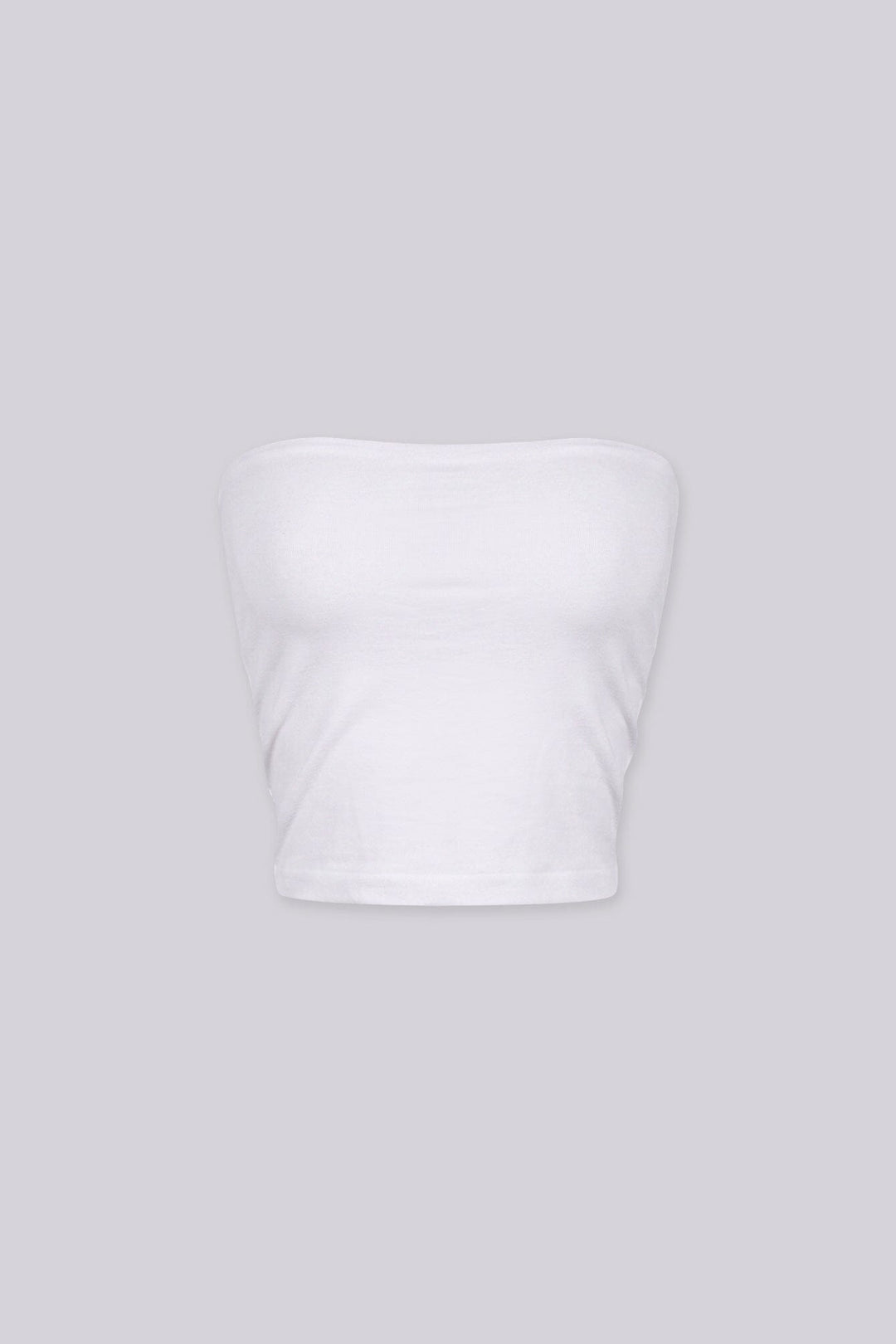 Smooth strapless straight neckline tube top, Slip on closure