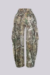 Timber Camo Print Cargo Pants