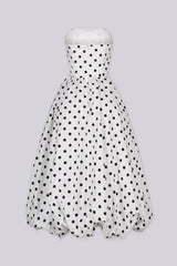Timeless Polkadot Midi Dress