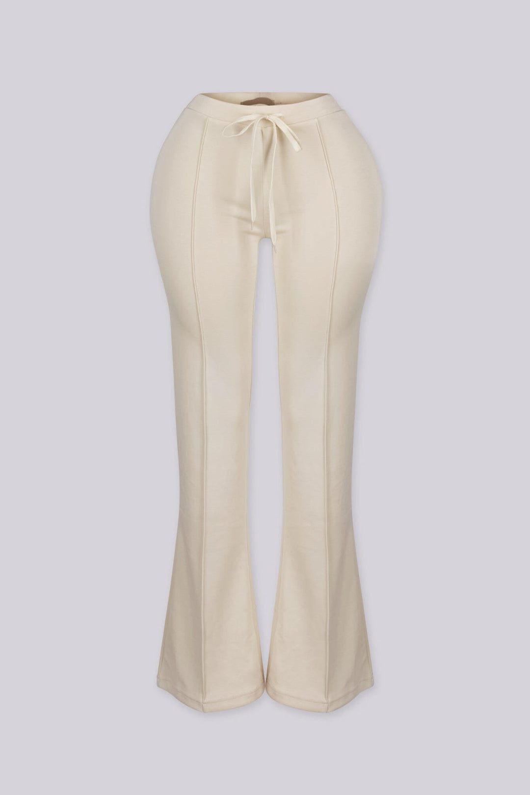 Soft brushed fleece sweat pants with front seam detailing
