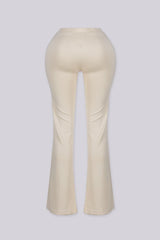 Soft brushed fleece sweat pants with front seam detailing