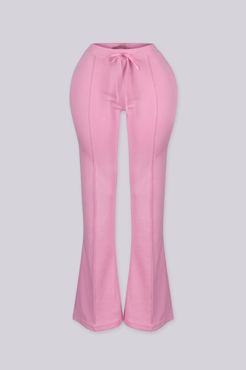 Soft brushed fleece sweat pants with front seam detailing