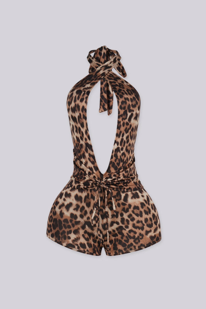 Wild Leopard Romper