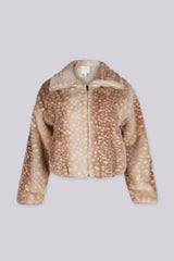 Windslow Spotted Faux Fur Jacket