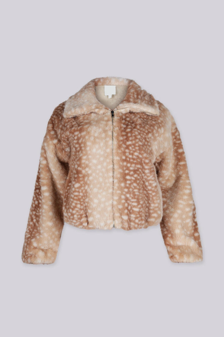 Windslow Spotted Faux Fur Jacket