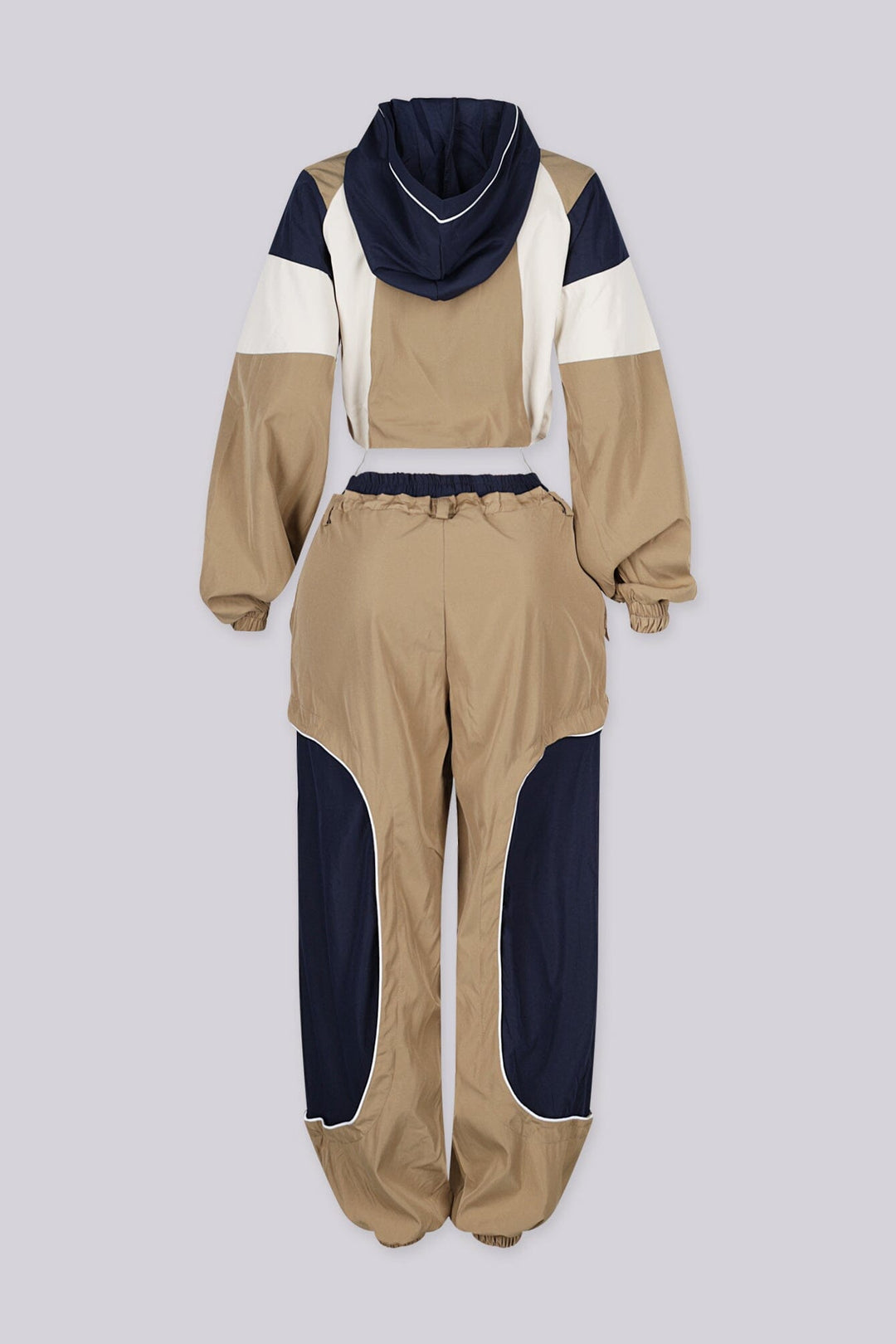 Zuleika Paneled Zip Jacket &amp; Jogger Pants SET