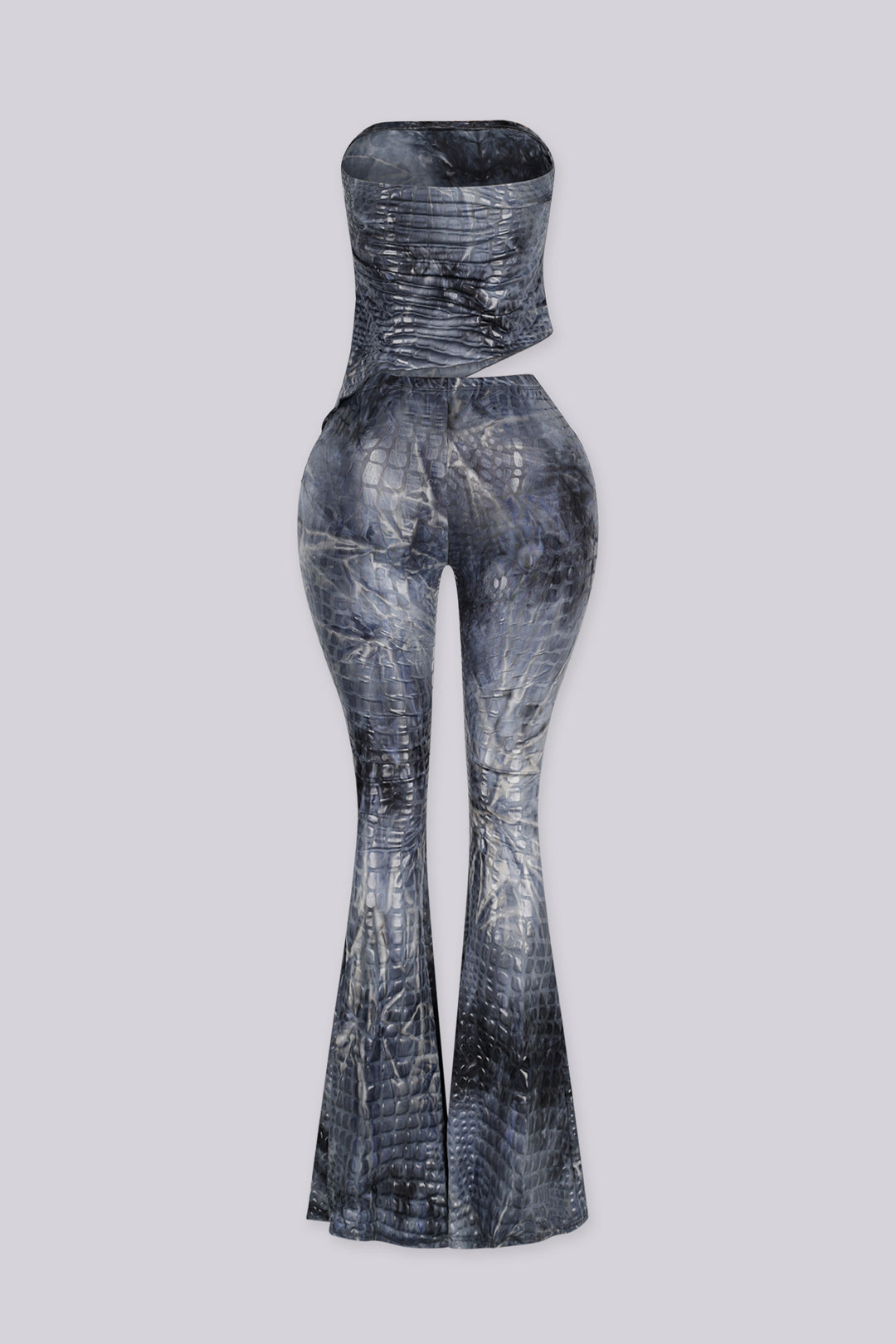 Deesha Croc Tube Top &amp; Pants SET