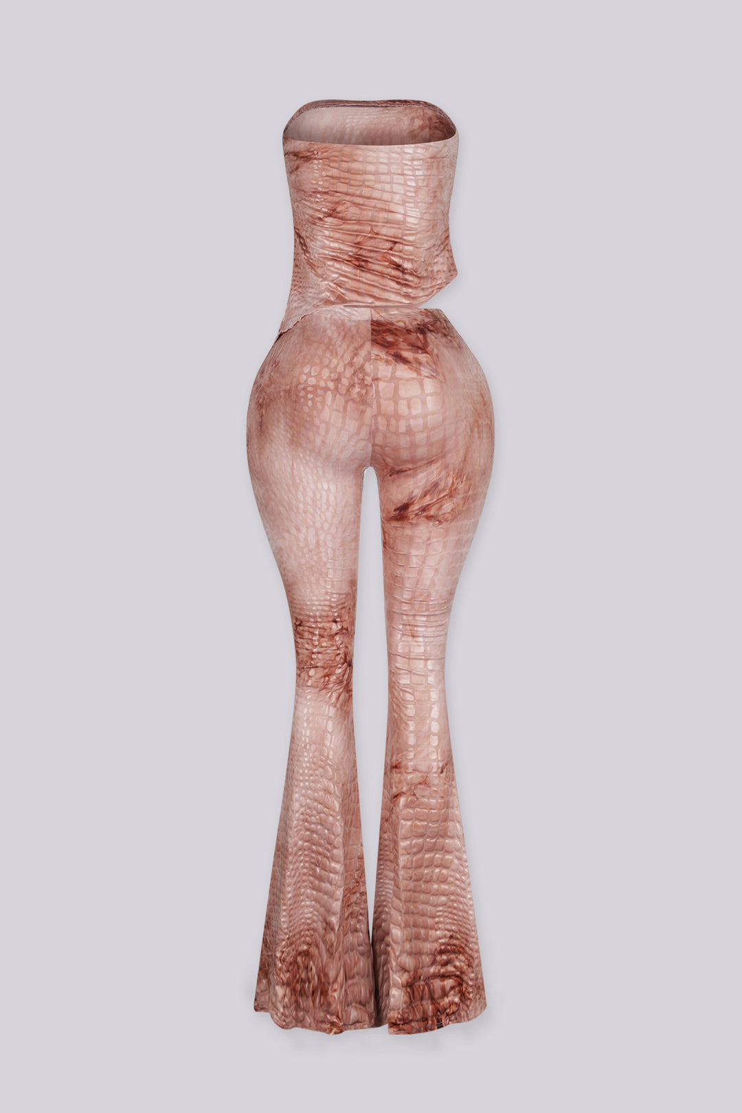 Deesha Croc Tube Top &amp; Pants SET