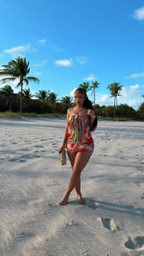 Kairo Draped Tube Mini Dress