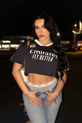 Soccer Short Sleeve V-neck Top