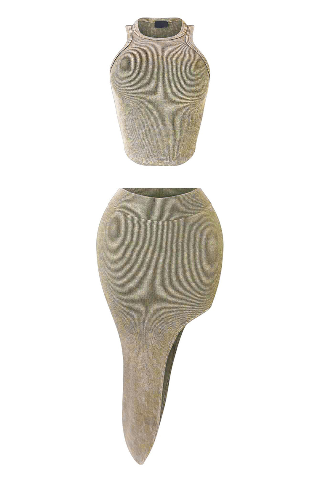 Still Your Best Mineral Washed Top&amp; Skirt SET