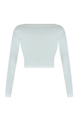 Soft Smooth Long Sleeve Crop Top Crop Top EDGE 