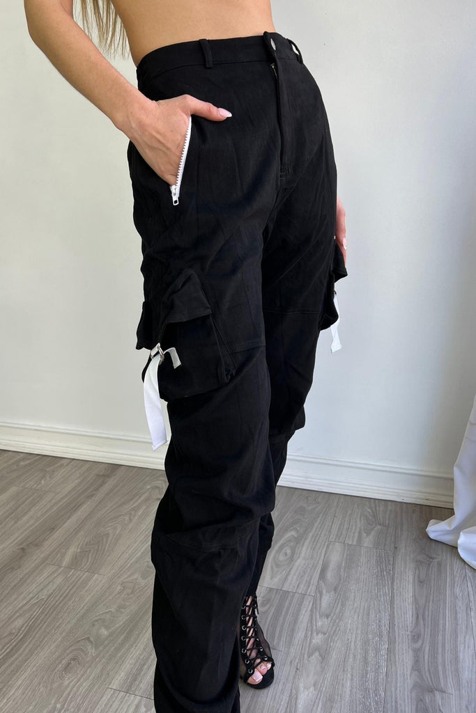 Call Me Cargo Pants - Black - KNOWSTYLE - EDGE - EDGEONLINESTORE