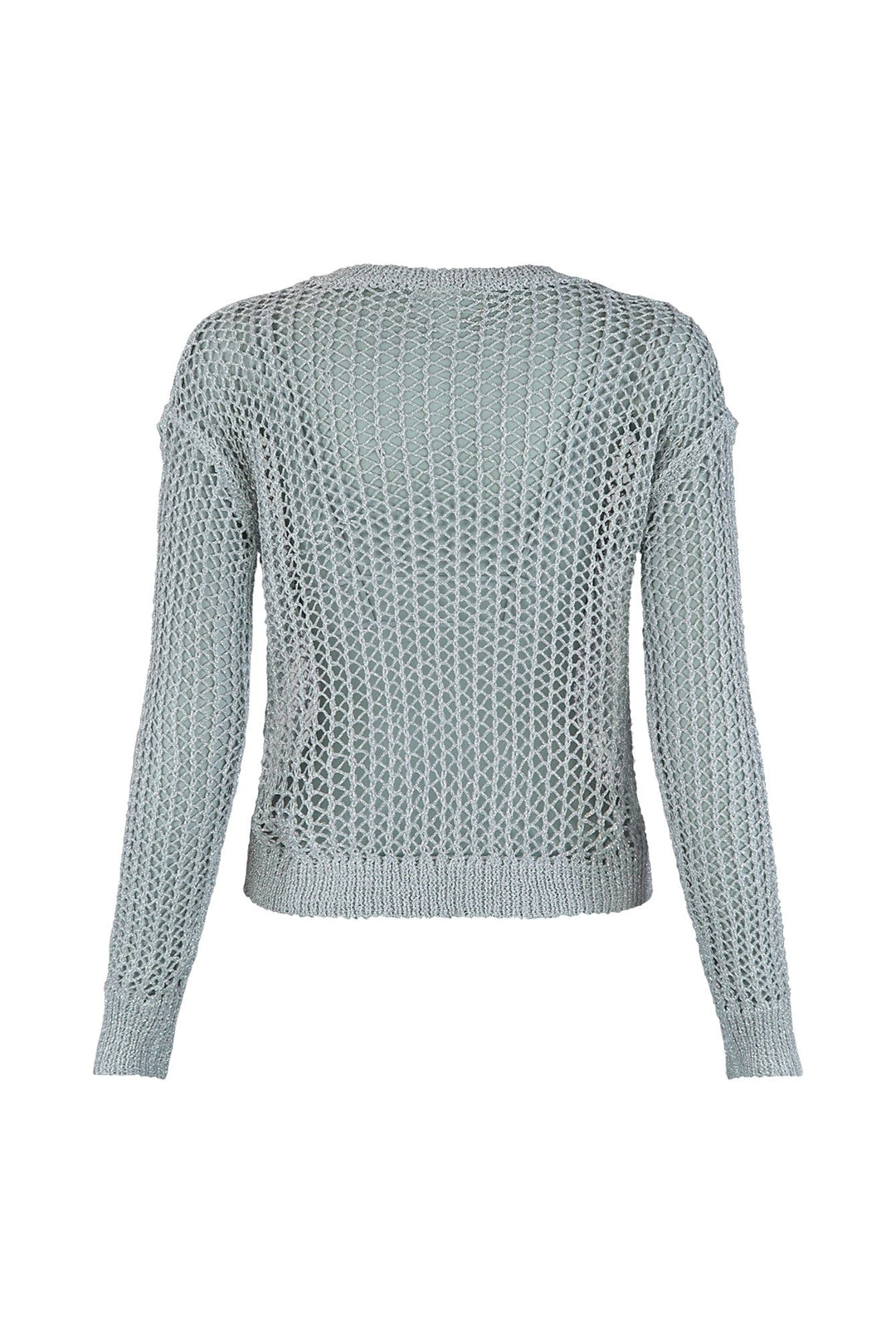 Lights Out Metallic Net Top Top EDGE 