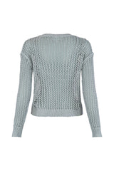 Lights Out Metallic Net Top Top EDGE 