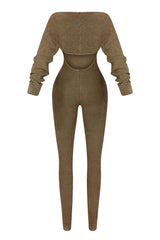 Cindy Mineral Washed Jumpsuit &amp; Bolero SET Rompers + Jumpsuits EDGE 