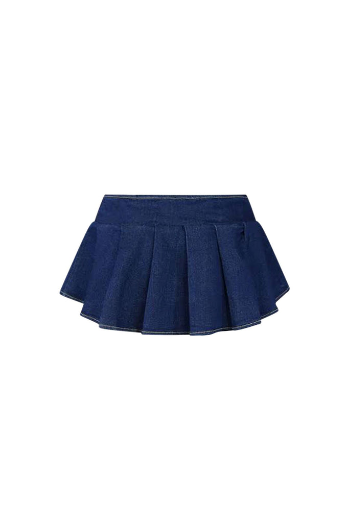 Lottie Low Rise Denim Mini Skirt SKIRT EDGE 