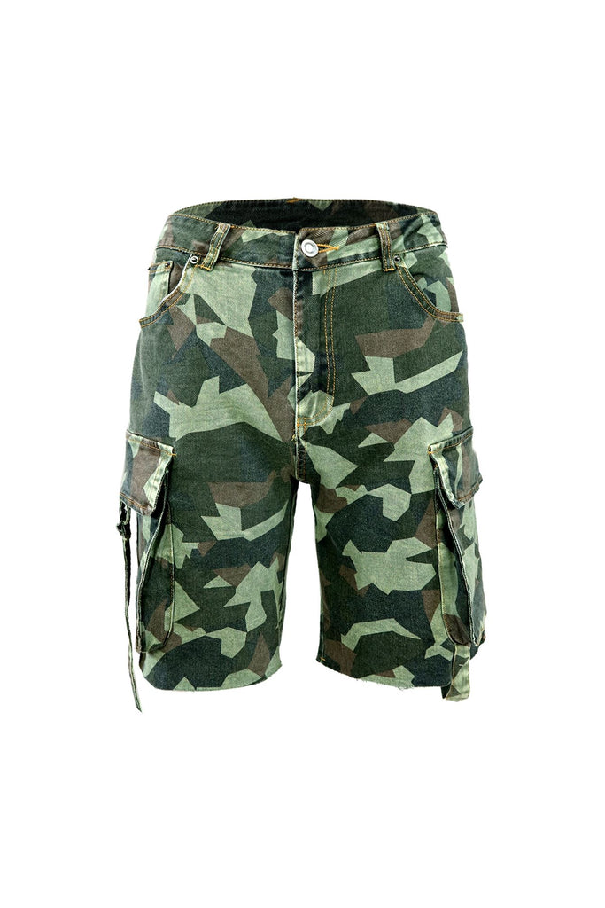 Lovesick Camo Cargo Bermuda Shorts shorts EDGE 