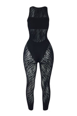 Xia Hallow Out Sleeveless Cutout Jumpsuit Rompers + Jumpsuits EDGE 