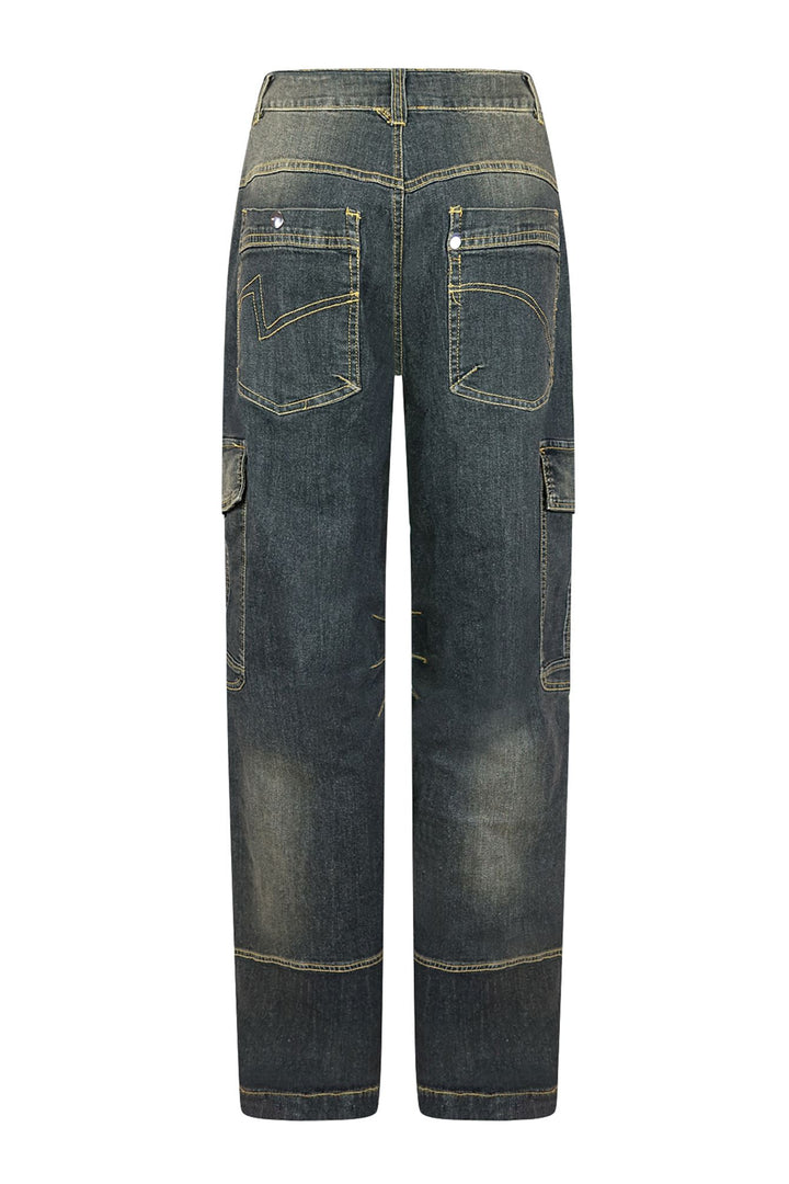 Be Forreal Denim Baggy Jeans Bottoms EDGE 