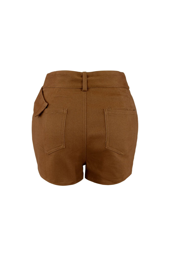 Zoey Belted Cargo Pocket Mini Skirt Bottoms EDGE 