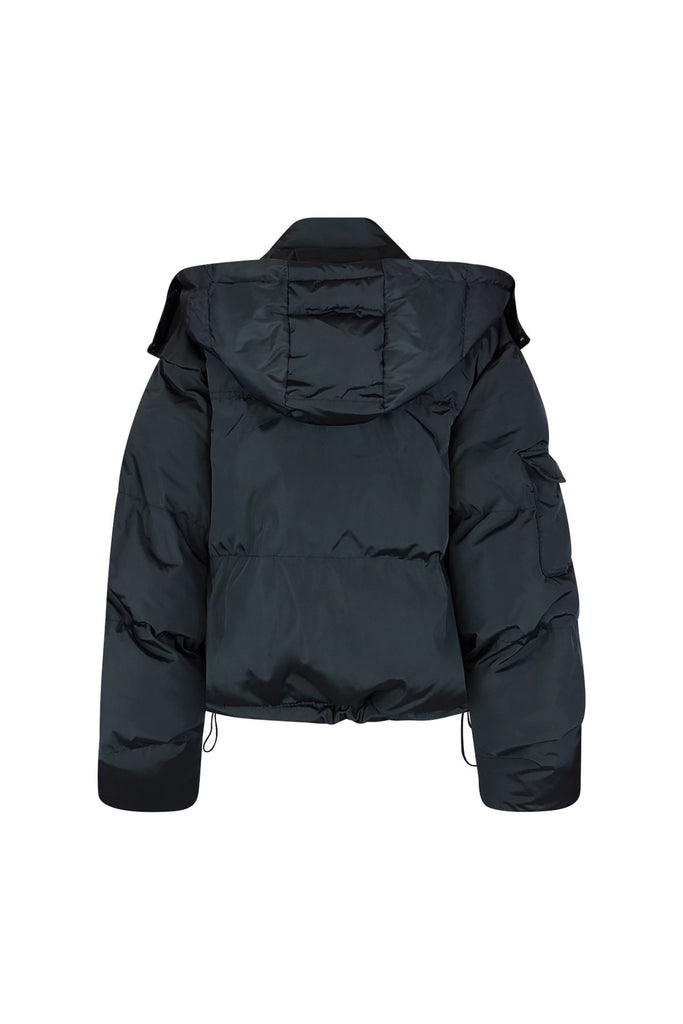 Up Front Puffer Jacket With Strap Outerwear EDGE 