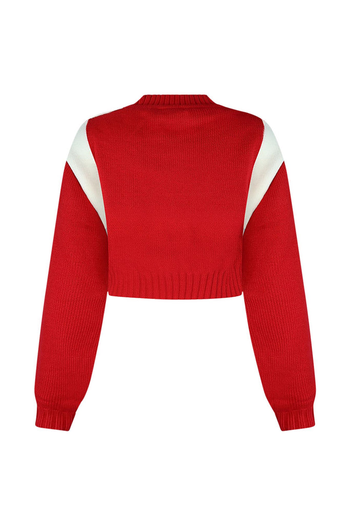 Extreme Patch Sweater Top Top EDGE 