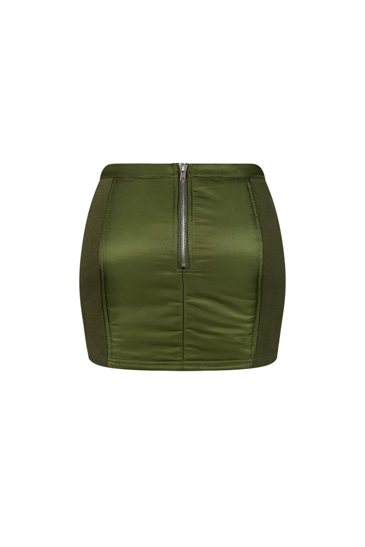 Kristy Nylon Bomber Skirt SKIRT EDGE 