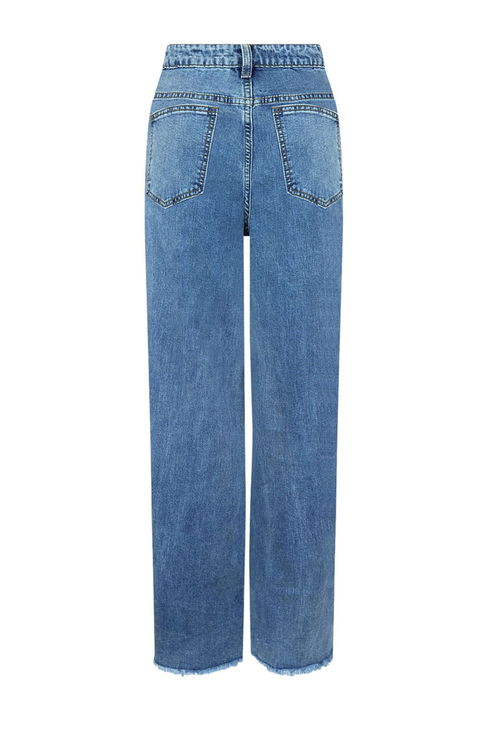 Satisfaction Cut Out Denim Jeans jeans EDGE 