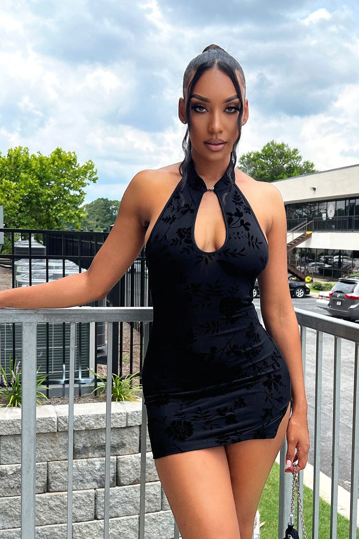 Geisha Mini Dress - Black - KNOWSTYLE - EDGE - EDGEONLINESTORE