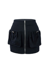 Energetic Pocket Mini Cargo Skirt SKIRT EDGE Small Black 
