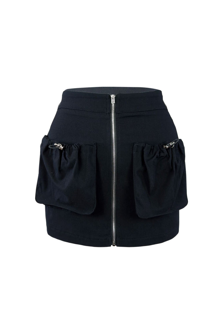 Energetic Pocket Mini Cargo Skirt SKIRT EDGE Small Black 