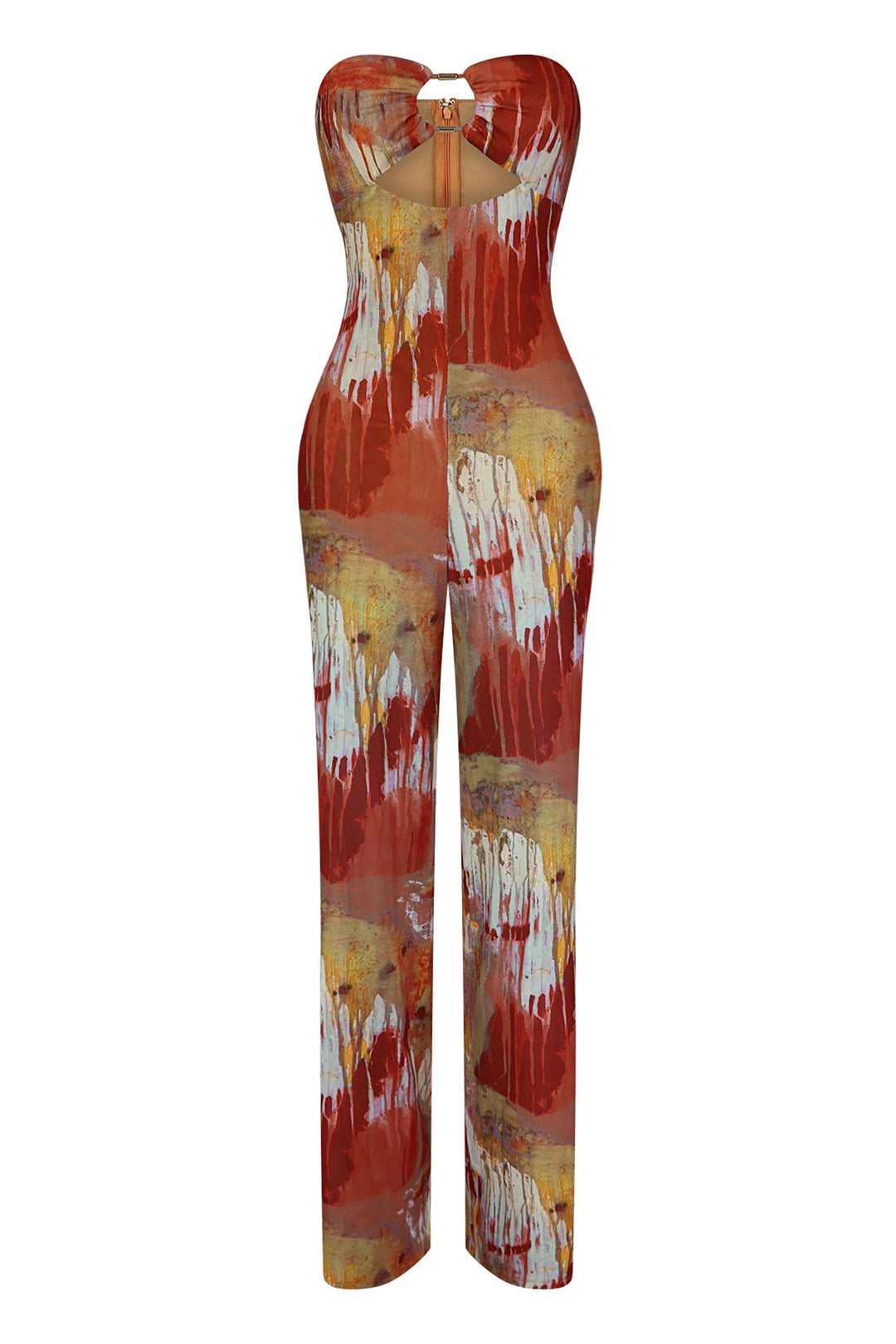 Hypnotize Print Mesh Jumpsuit Rompers + Jumpsuits EDGE Small Multi 