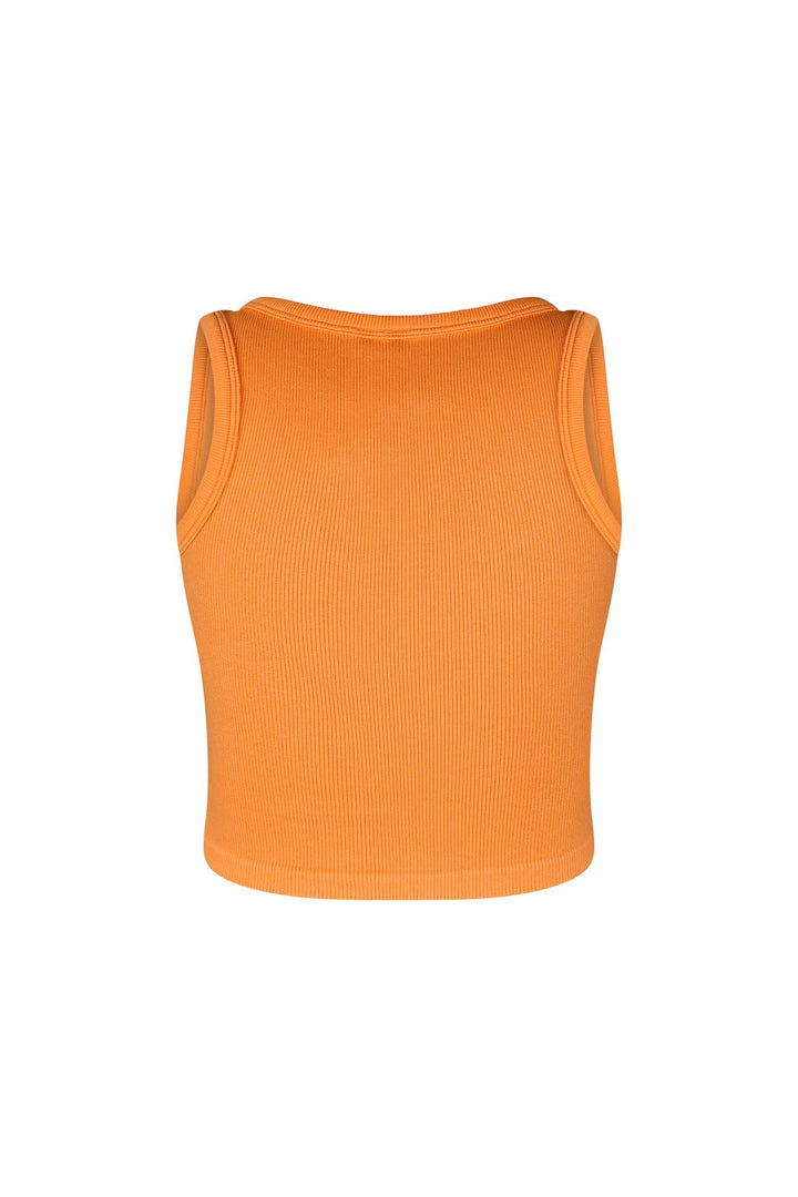 Hallie Basic Ribbed Tank Top Crop Top EDGE 