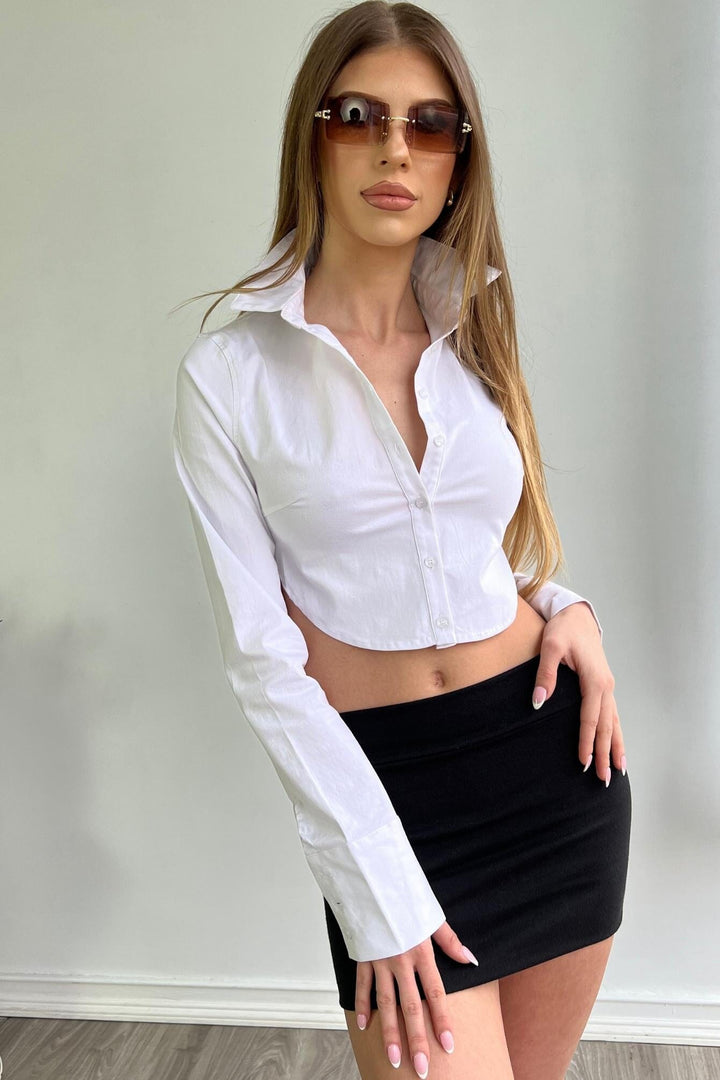 Ivy Low Rise Mini Skirt - Black - KNOWSTYLE - EDGE - EDGEONLINESTORE