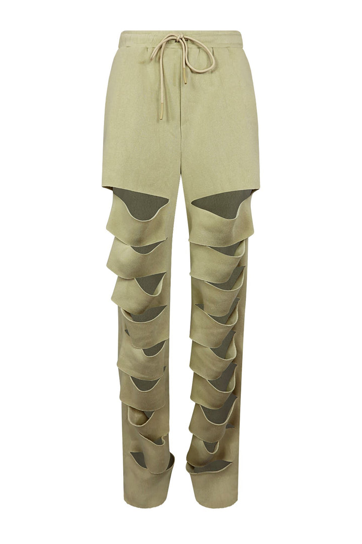 This Is Me Cutout Pants pants EDGE Small Sand 